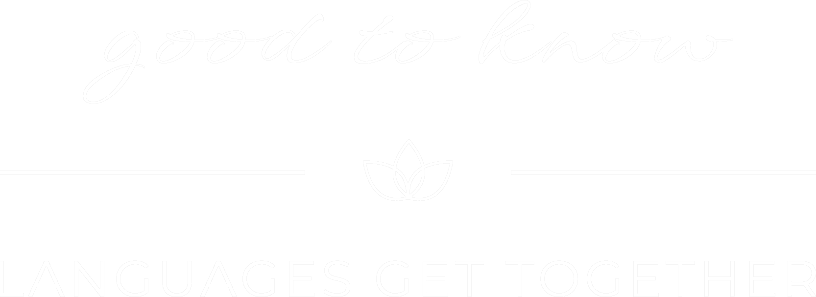 Good to Know Logo